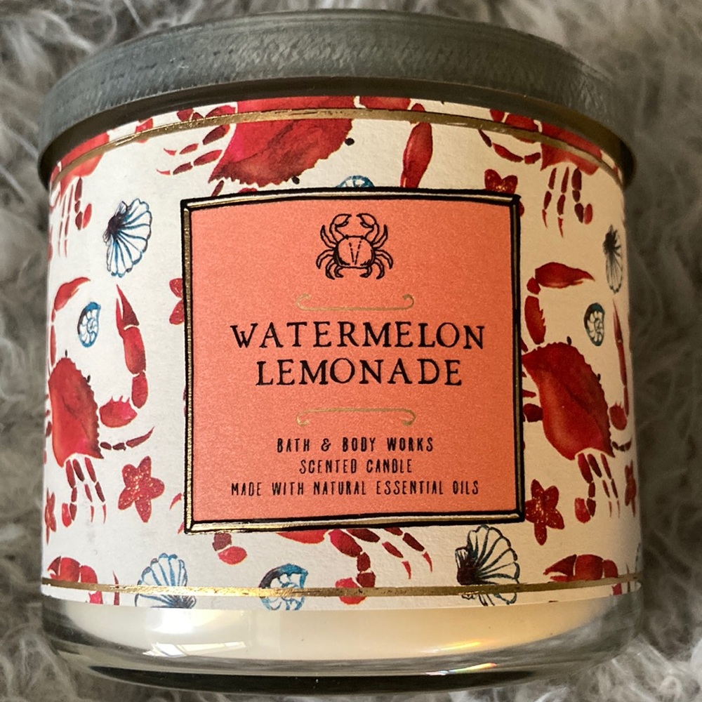 Bath & Body Works Watermelon Lemonade 3 Wick candle